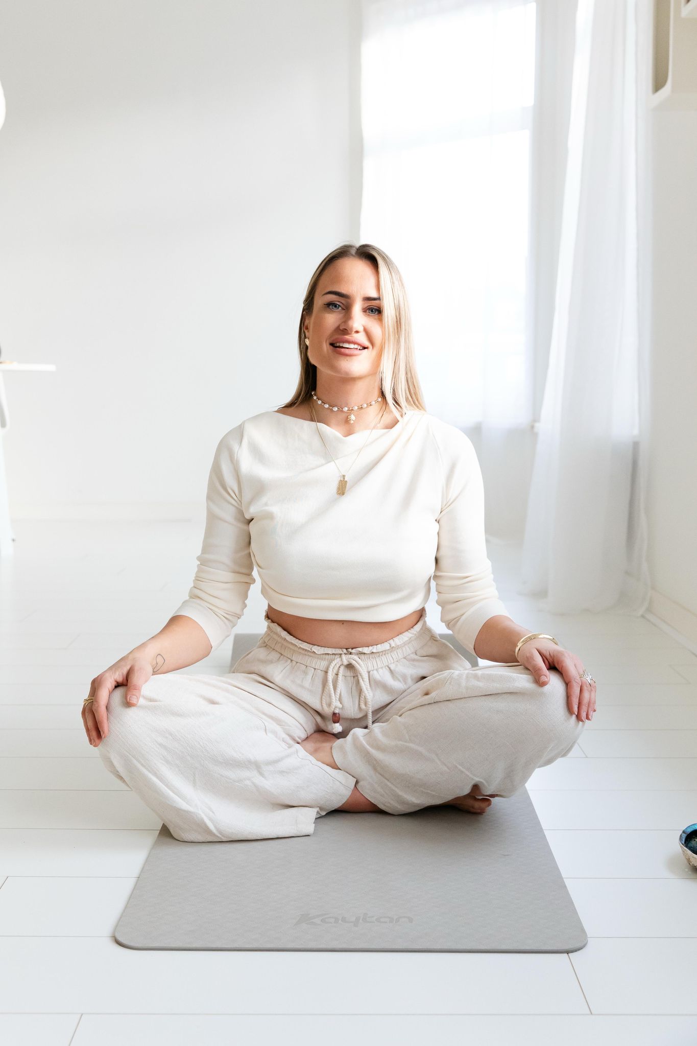 Eva-Lotte tijdens een Kundalini sessie